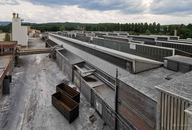 Fahrweg Schiebebuehne Pressen Hangseite